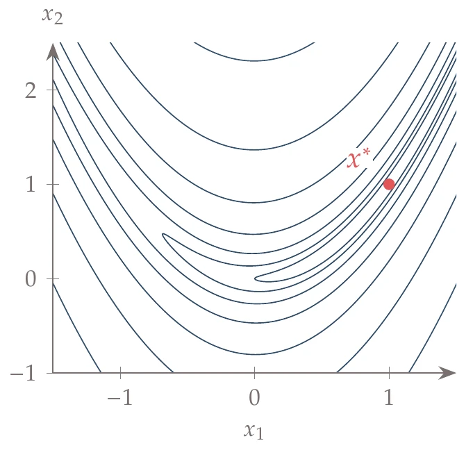 Rosenbrock function.